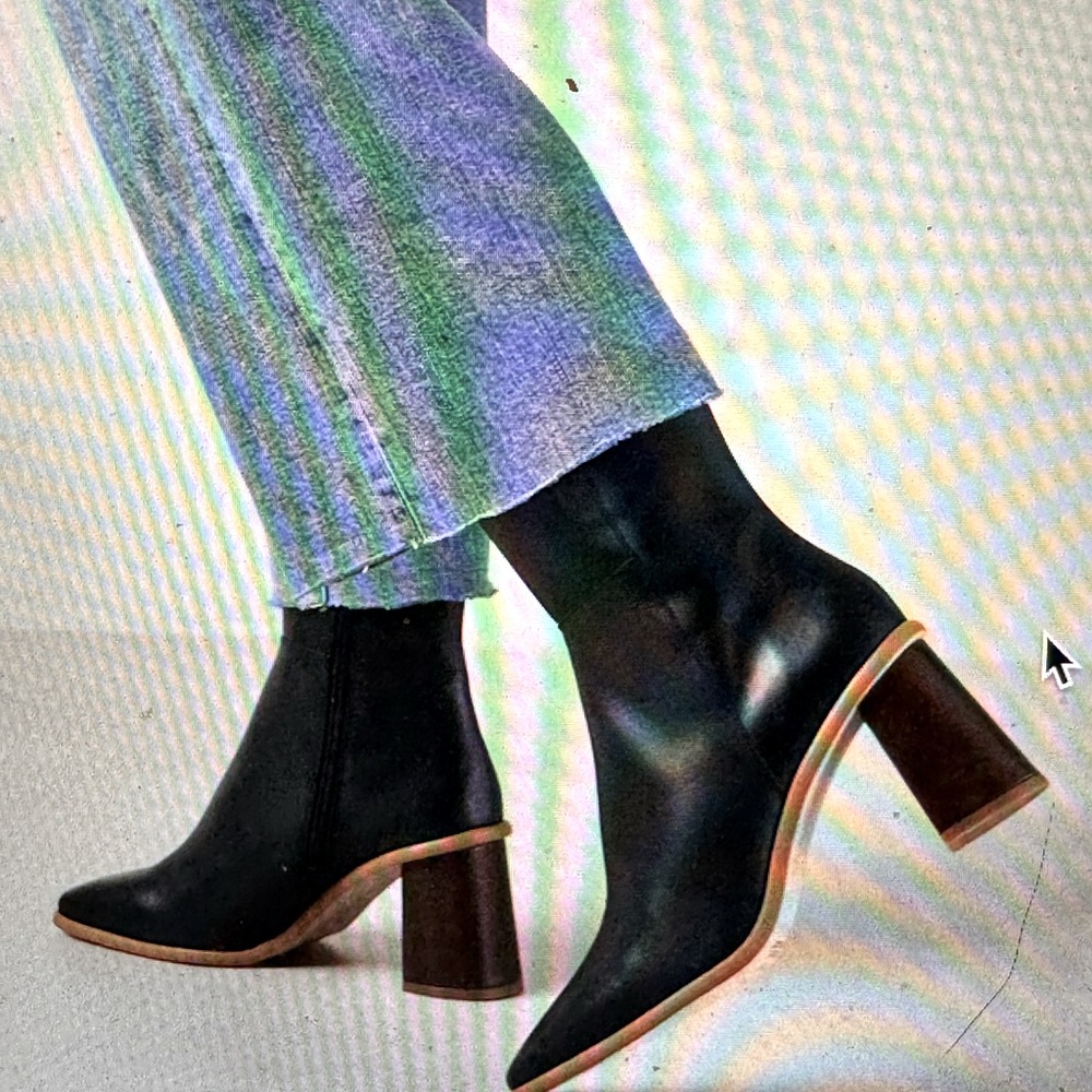 ALOHAS West Vintage Black Leather Boots - size 40/9